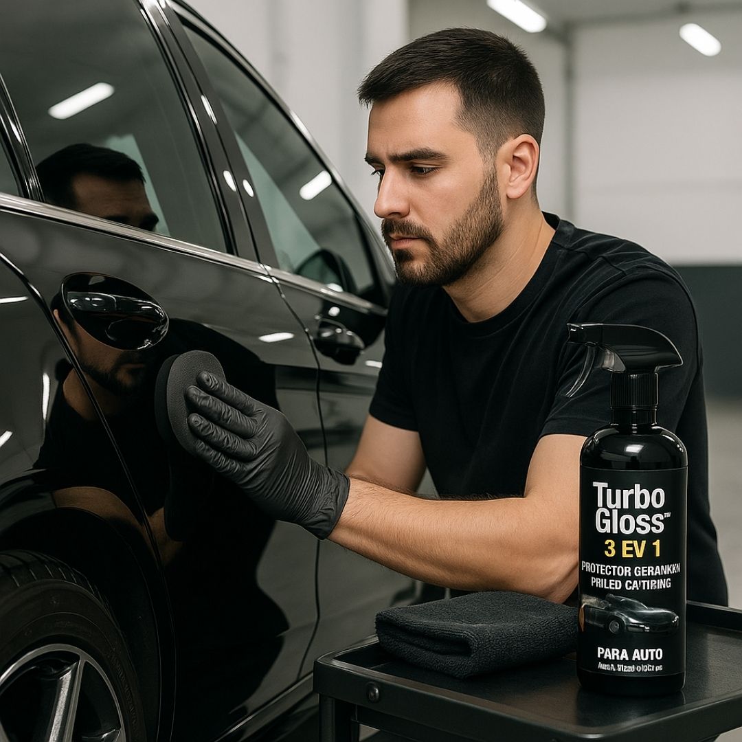 Protector cerámico con brillo extremo 3 en 1 para auto - Turbo Gloss™