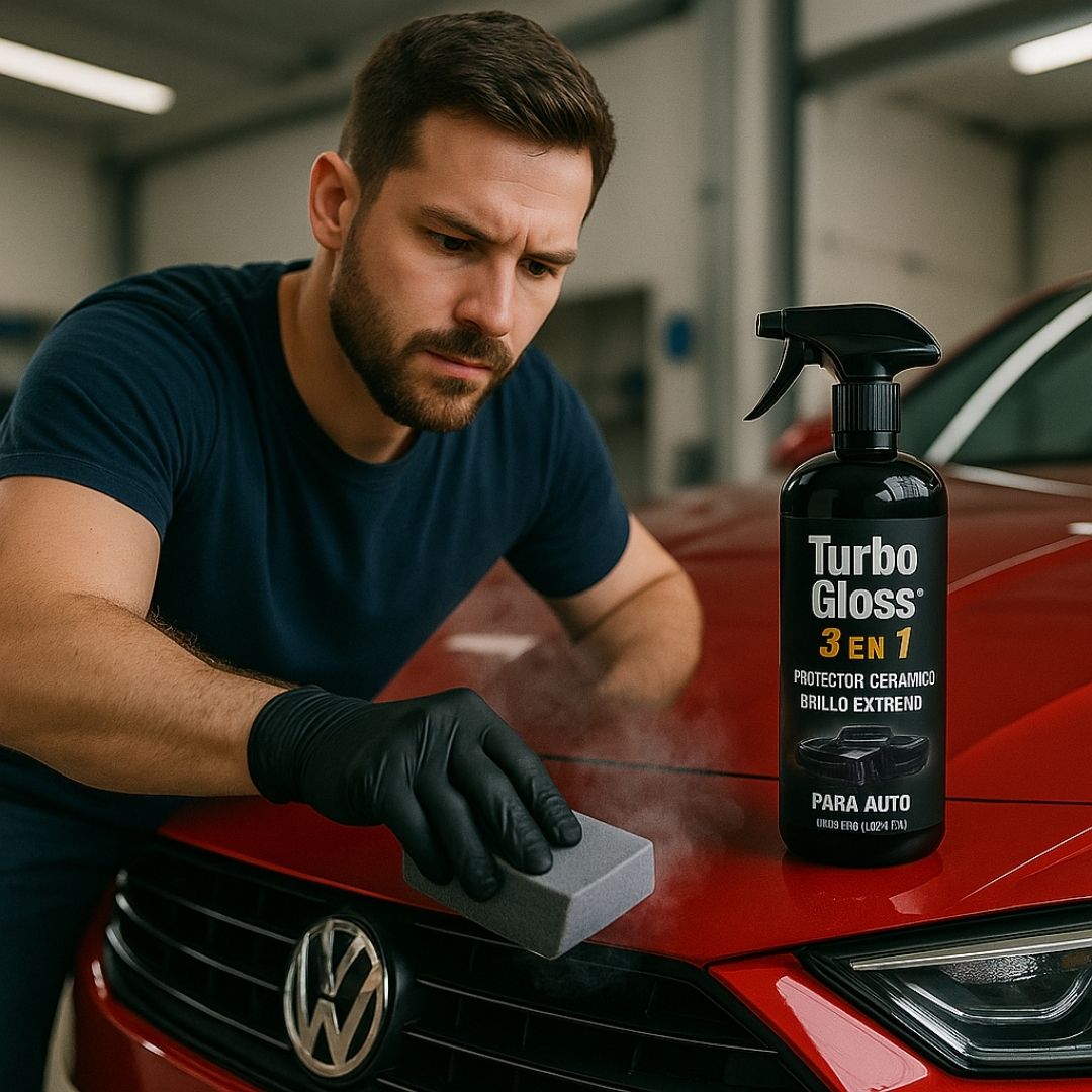 Protector cerámico con brillo extremo 3 en 1 para auto - Turbo Gloss™