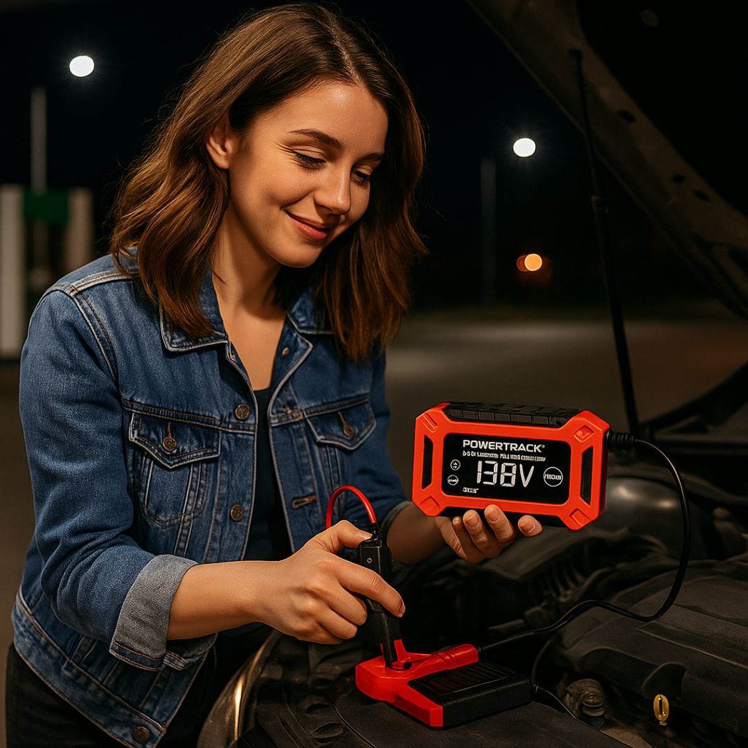 Cargador de emergencia para batería de autos - Power Track™